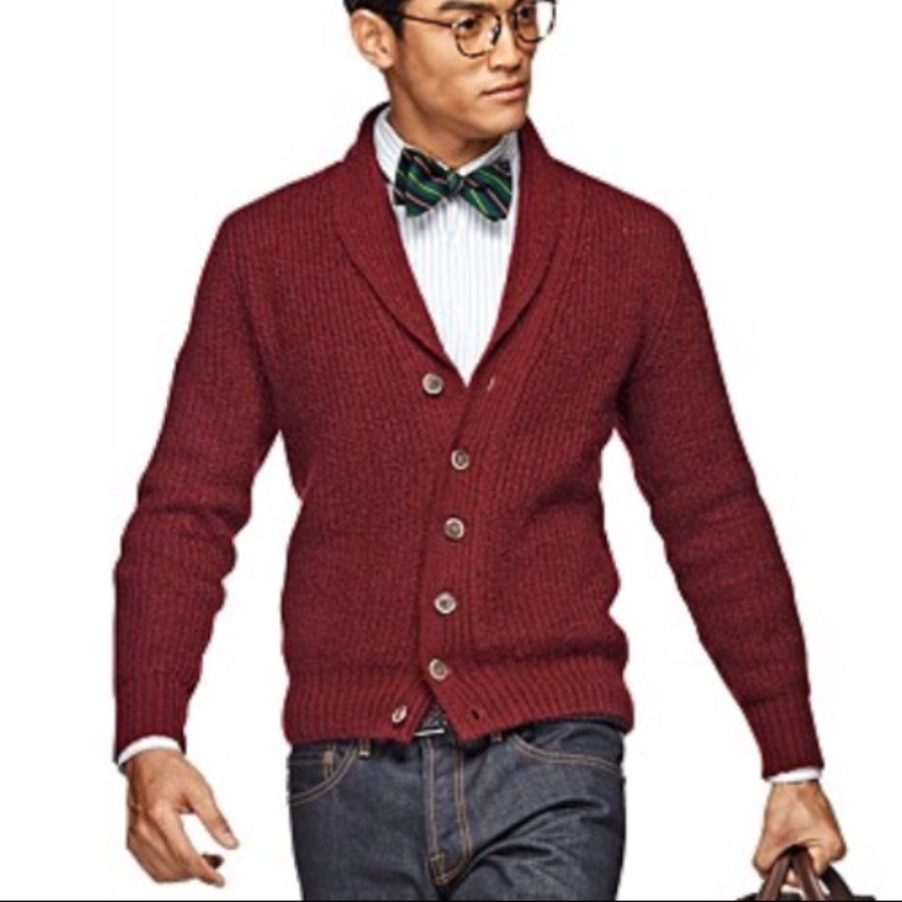 SUITSUPPLY Shawl-Collar Cardigan XL